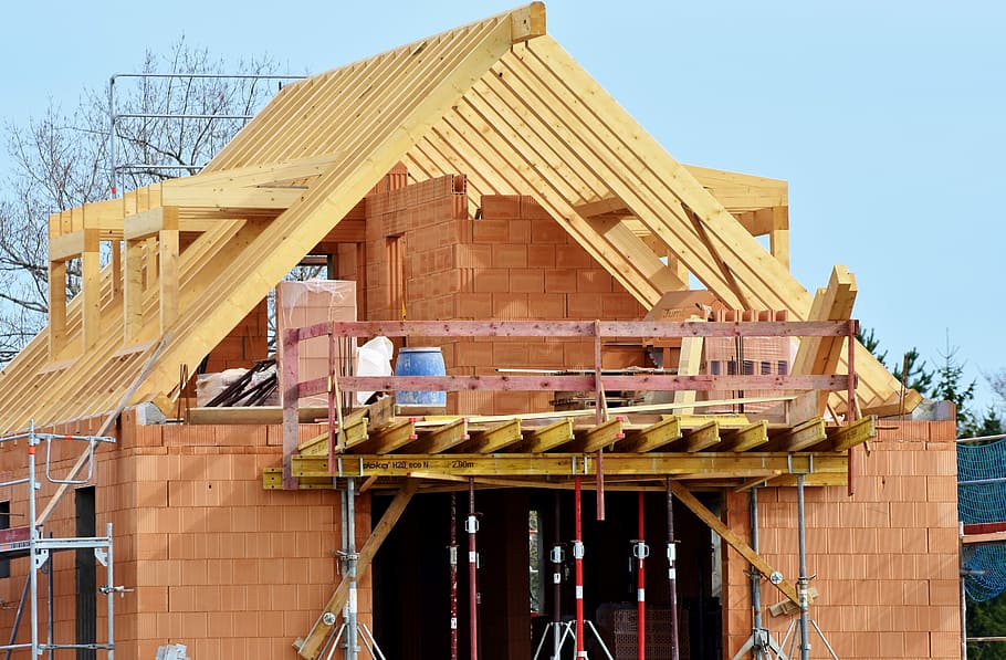 chantier construction maison