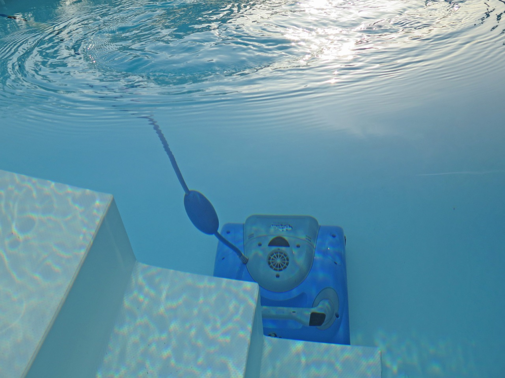 robot de piscine connecté