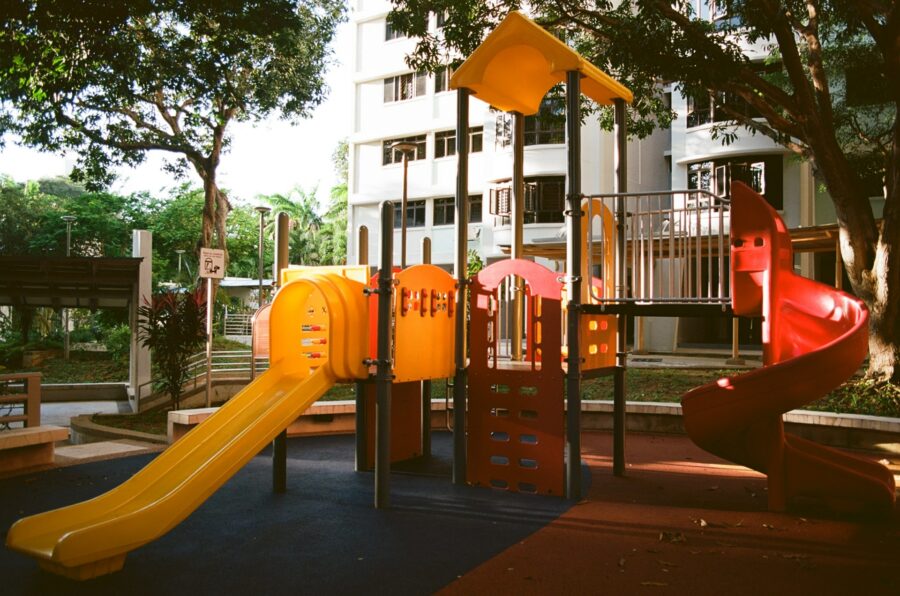 aire de jeu sol souple EPDM