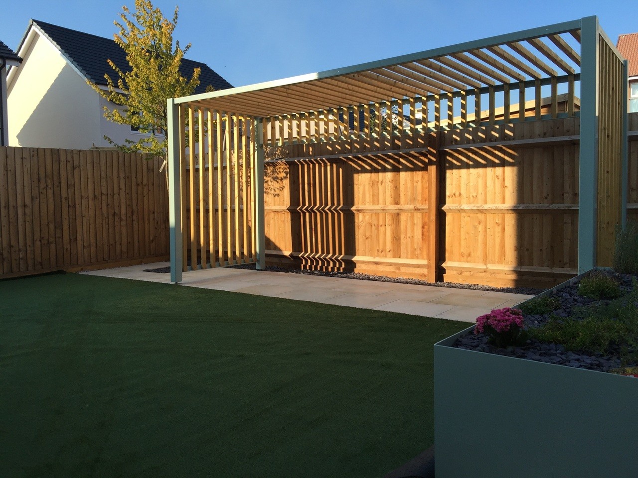 pergola adossée