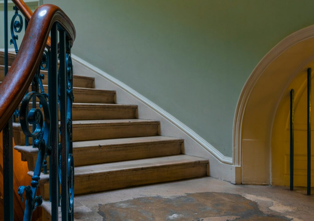 escalier fer forgé