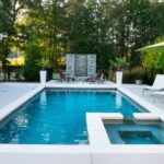 piscine semi enterrée