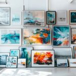 Comment habiller un mur de salon blanc ?
