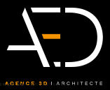 logo blanc agence 3D