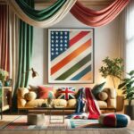 intégrer des drapeaux dans sa décoration intérieure