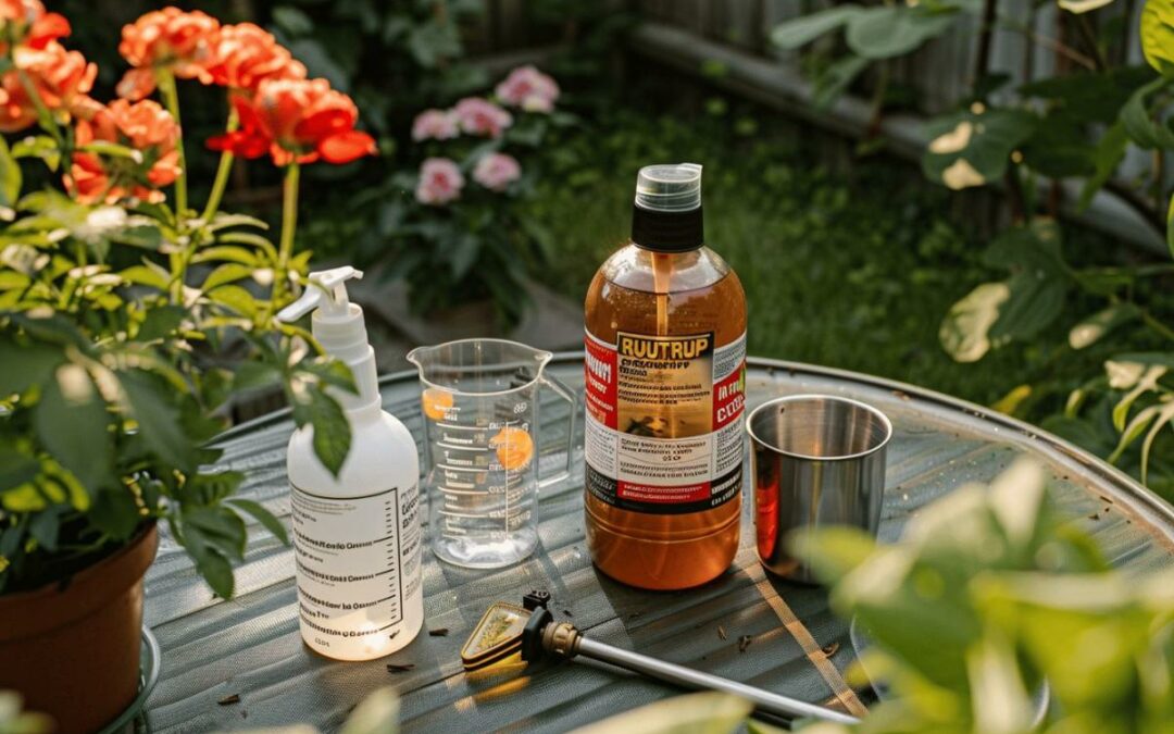 Quelle dose de RoundUp pour 10 litres d'eau ? Guide de dosage précis pour désherber efficacement