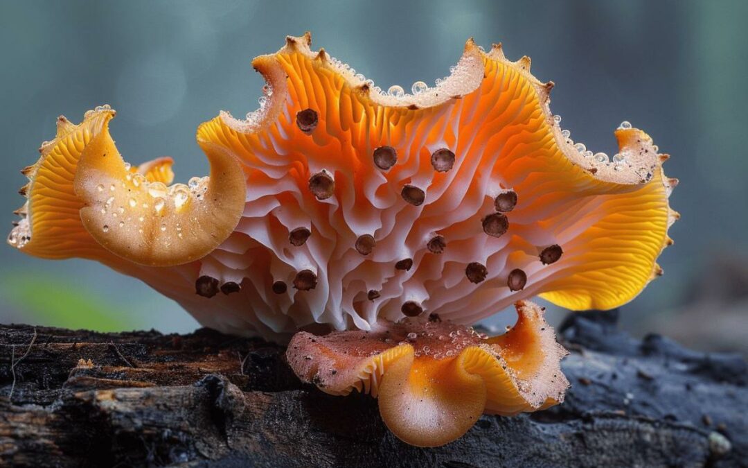 Champignon orange sur bois mort : qu’est-ce que c’est ?