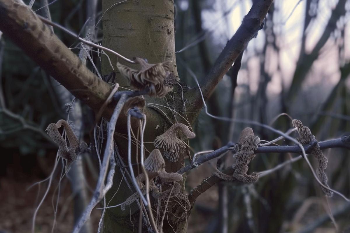 Champignon orange sur bois mort : qu'est-ce que c'est ?