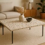 table basse terrazzo
