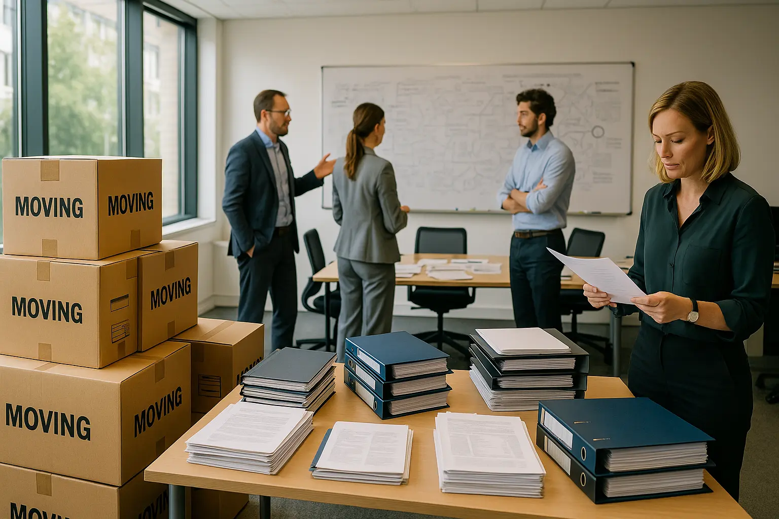 Déménagement d'entreprise en Belgique