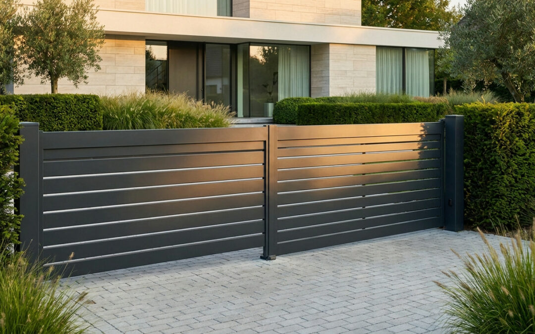 Portail standard 4m : rendu haut de gamme sans sur-mesure