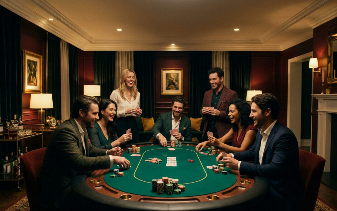 Créez une atmosphère de casino chez soi pour des soirées jeu