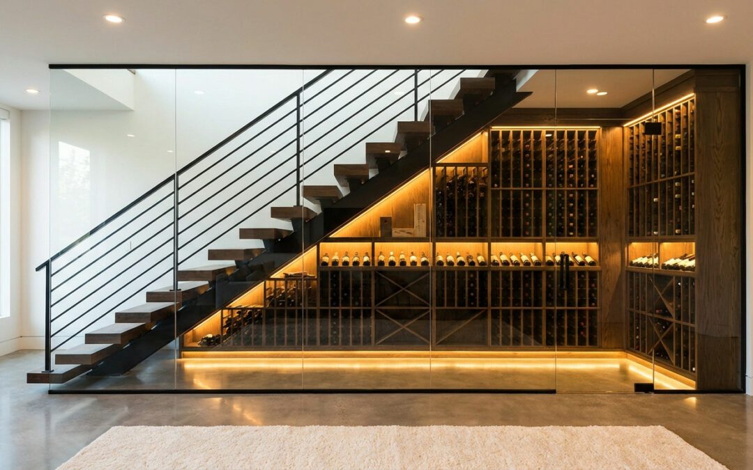 Installer une cave à vin sous l’escalier