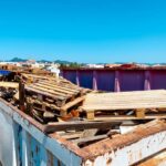 location container évacuation déchets chantier