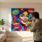 tableau pop art personnalisé
