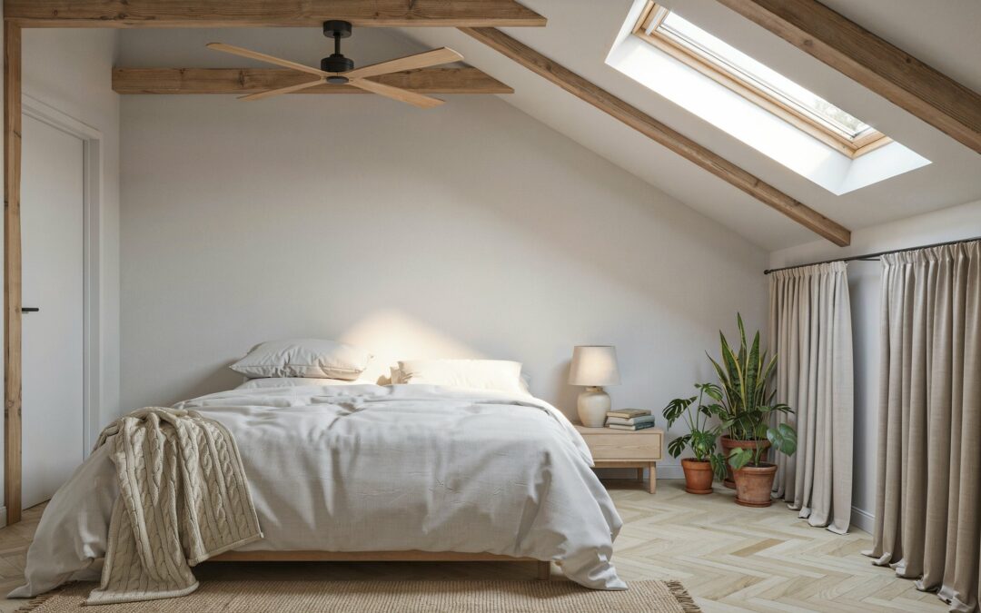 Chambre sous les combles : comment rafraîchir une pièce sous les toits et se protéger efficacement de la chaleur