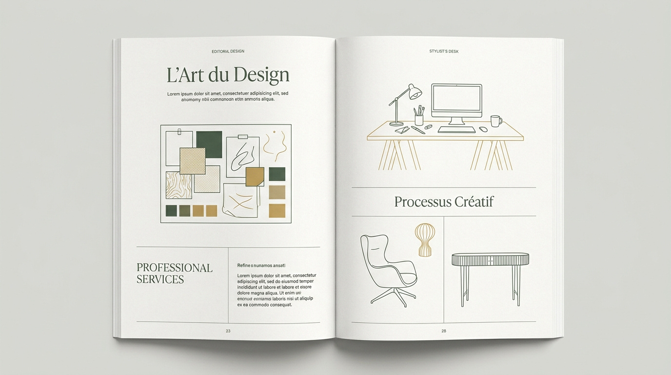 Processus créatif et inspiration pour un projet de décoration d'intérieur